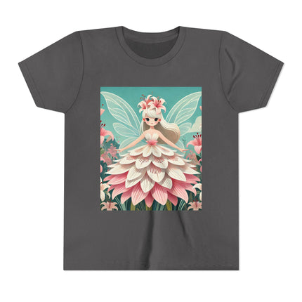 Lily Fairy in Bloom Youth Short Sleeve Tee