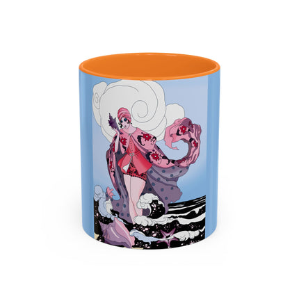 Goddess of the Swirling Sea Colorful Mugs (11oz, 15oz)