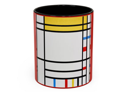 Place de la Concorde by Piet Mondrian Colorful Mugs (11oz, 15oz)