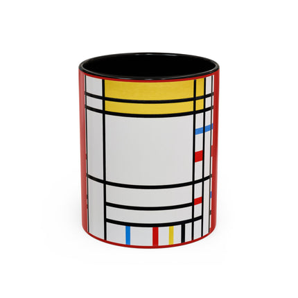 Place de la Concorde by Piet Mondrian Colorful Mugs (11oz, 15oz)