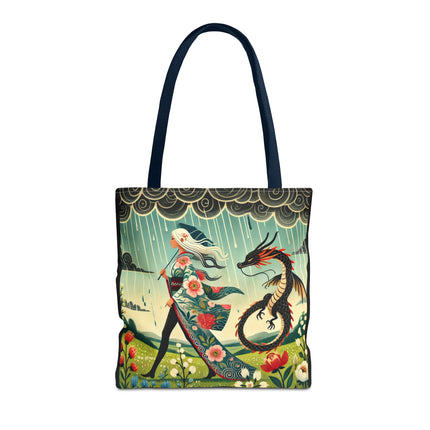 The Dragon Fairy’s Stride Tote Bag – Grace, Strength & Mythic Adventure