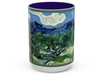 Olive Trees by Vincent Van Gogh Colorful Mugs (11oz, 15oz)