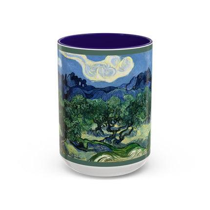 Olive Trees by Vincent Van Gogh Colorful Mugs (11oz, 15oz)