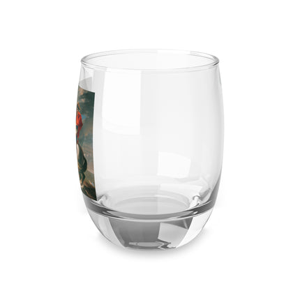 Napoleon Crossing the Alps by Jacques-Louis David Whiskey Glass