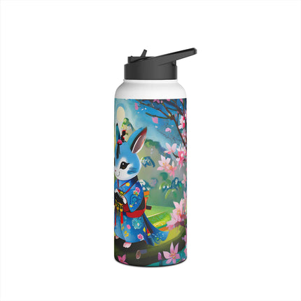 Fairy Animals Writing Wishes Stainless Steel Water Bottle