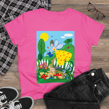 Garden Magic Women's Midweight Cotton Tee
