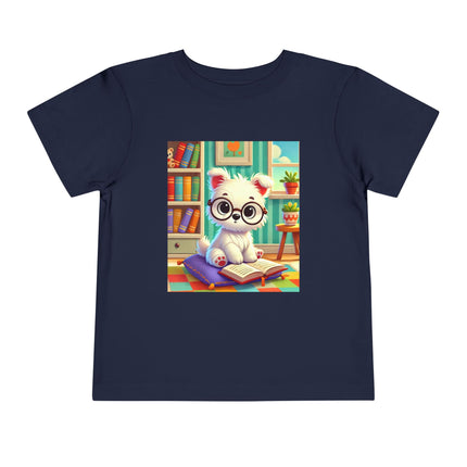 Little Scholar Pup Toddler Short Sleeve Tee