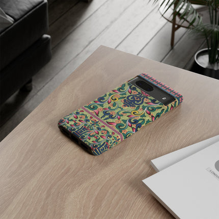 Colorful Flower Pattern by Owen Jones Phone Cases
