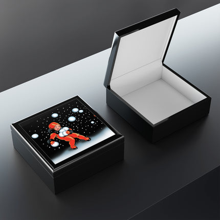 Festive Snowball Jewelry Box