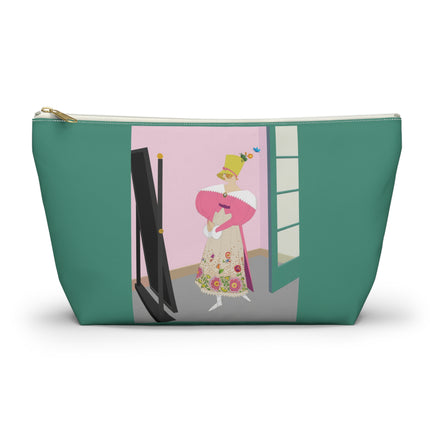 The Yellow Hat Cosmetic Bag – Whimsical 1920s Vogue Elegance