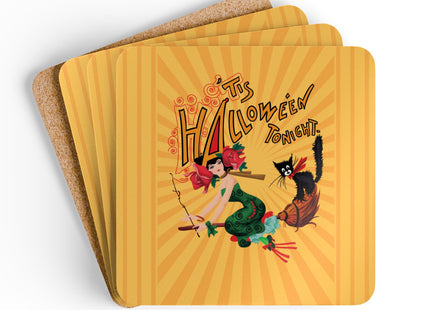 The Bewitching Ride Corkwood Coaster Set