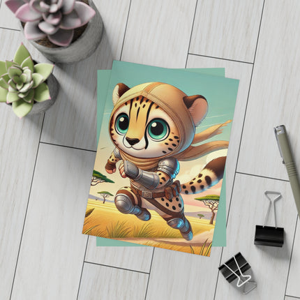 Swift Cheetah Postcard Bundles (envelopes included) - Bundles of 10, 30, 50 Pieces