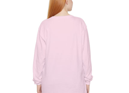 Art Nouveau Dandelion Flower Garment-dyed Long Sleeve T-Shirt