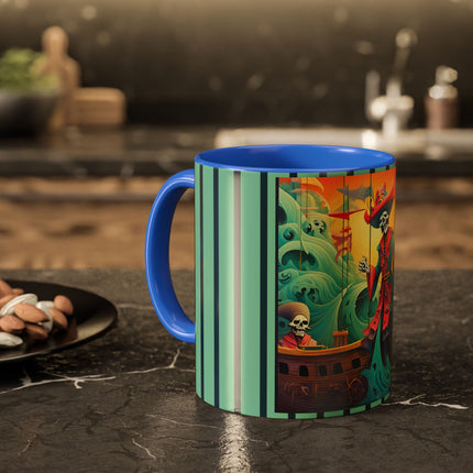 Skeleton Crew of the Misty Seas Colorful Mugs (11oz, 15oz)