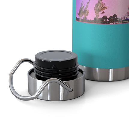 Fairies, Pixies, and Petals in Twilight's Embrace Copper Vacuum Insulated Bottle, 22 oz