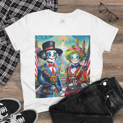 Cyber Punk Robots Cotton Tee