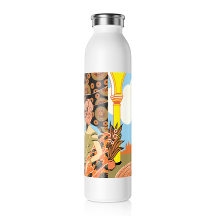 Glimpses of Opulence by Ezio Anichini Slim Water Bottle