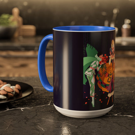 Moonlit Masquerade: The Fairy Queen's Ball Colorful Mug (11oz, 15oz) – Fairy Tale Elegance, Fantasy Charm & Enchanted Style