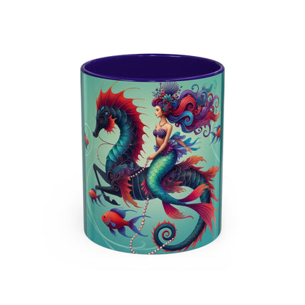 Mermaid & Sea Dragon Mug – Ocean Guardian & Mythic Beauty