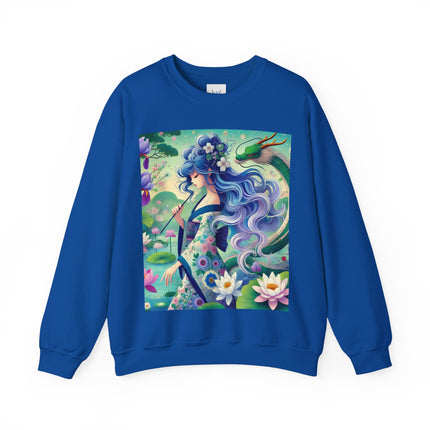 Fairy of the Koi Pond Heavy Blend™ Crewneck Sweatshirt