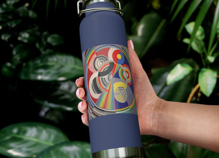 Rythme No. 1 by Robert Delaunay Copper Vacuum Insulated Bottle, 22oz