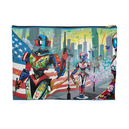 High Fashion Cyberpunk CIA Robots Pencil Case
