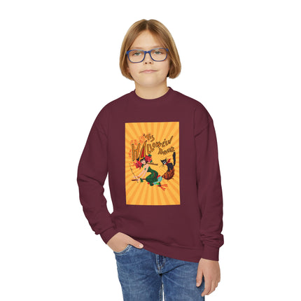 The Bewitching Ride Youth Crewneck Sweatshirt