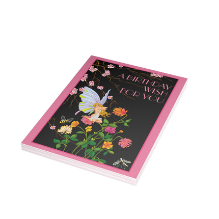A Birthday Wish for You Postcards (envelopes included) - Bundles of 10, 30, 50 Pieces