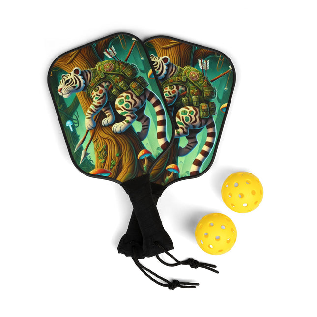 Silent Stripes Pickleball Kit – Stealthy Hunter & Jungle Shadows
