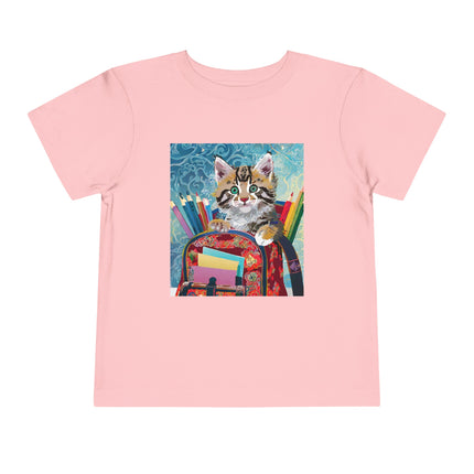 Whiskered Wanderings Toddler Short Sleeve Tee