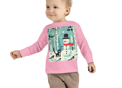 Frosty Forest Friends Toddler Long Sleeve Tee