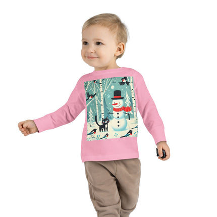 Frosty Forest Friends Toddler Long Sleeve Tee