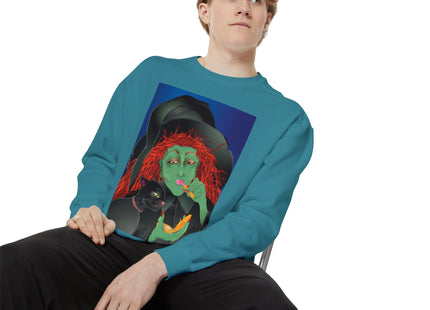 Mirror, Mirror A Witch's Touch Unisex Garment-Dyed Sweatshirt