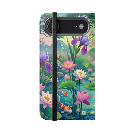 Fairy of the Koi Pond Flip Case – Mystical Harmony & Pond Enchantment
