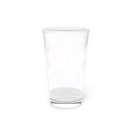 🌙🎃 The Moonlit Garden Masquerade Glass, 16oz – Floral Halloween Charm