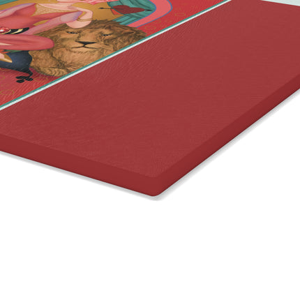 July & Ruby Zodiac Glass Cutting Board