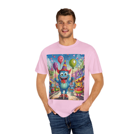 Monster Parade Madness Unisex Garment-Dyed T-shirt