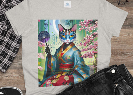 Cyberpunk Geisha Cotton Tee