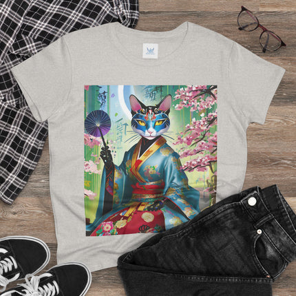 Cyberpunk Geisha Cotton Tee
