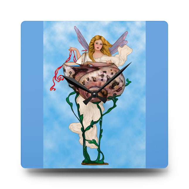 Enchanting Serenity Acrylic Wall Clock