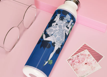 Where is my boy tonight by Ralph Barton Slim Water Bottle