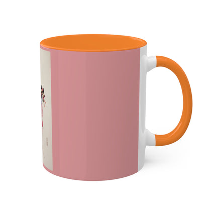 Illustrations of Japanese Toys Pl.001 by Kawasaki Kyosen Colorful Mugs, 11oz
