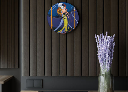 Smoke and Secrets Acrylic Wall Clock