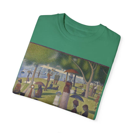 A Sunday on La Grande Jatte by Georges Seurat Unisex Garment-Dyed T-shirt