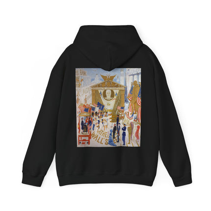 The Cathedrals of Wall Street by Florine Stettheimer Heavy Blend™ Hooded Sweatshirt