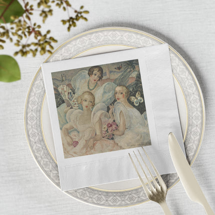 Les Femmes Fatales by Gerda White Coined Napkins