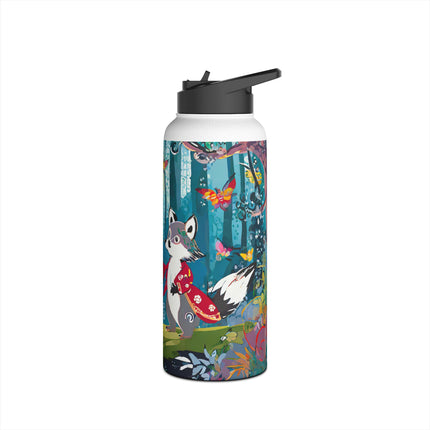 Whimsical Woodland Stainless Steel Water Bottle