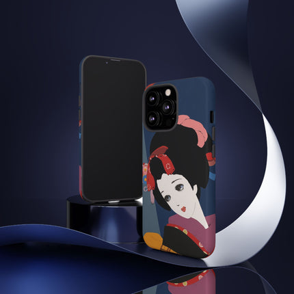 Geisha Portrait Phone Case – Elegant Beauty & Timeless Grace