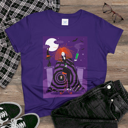 Mystic Elegance Women's Midweight Cotton Tee