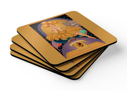 Scorpio Zodiac Design – November & Topaz by Sofia Chiostri | Corkwood Coaster Set